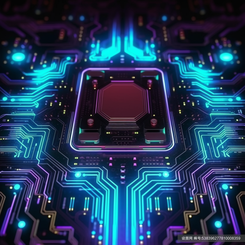 AI高科技芯片纳米晶体管电路板模型图片png下载_编号538396277810008359-设图网