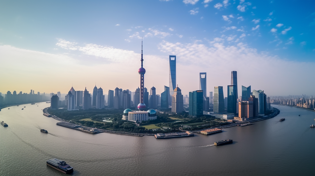 外滩陆家嘴国内城市上海旅游景点风景摄影图png下载_编号544449834694876445-设图网