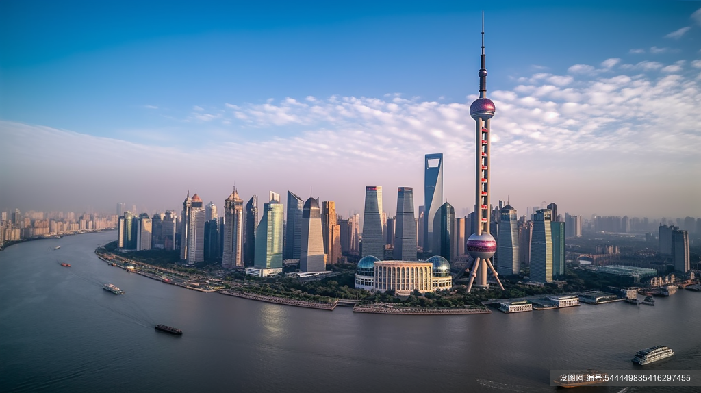 外滩陆家嘴国内城市上海旅游景点风景摄影图png下载_编号544449835416297455-设图网