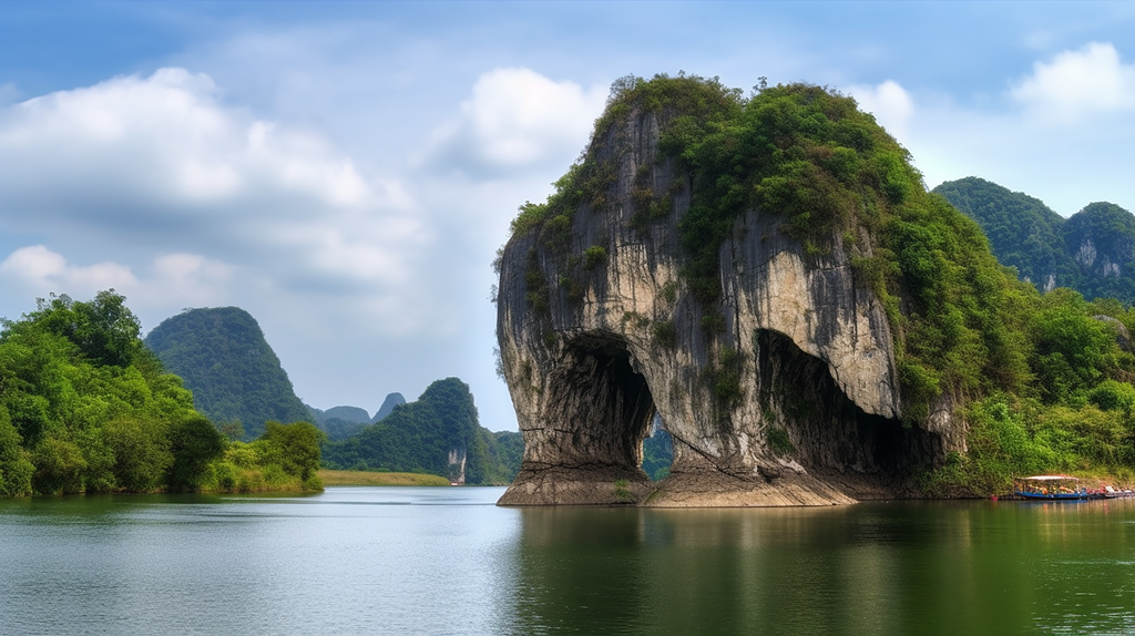 国内城市桂林旅游景点风景摄影图png下载_编号545668707289013495-设图网