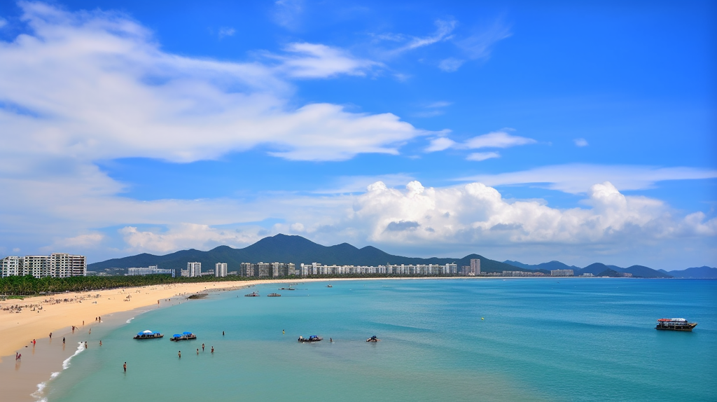 亚龙湾国内城市海南旅游景点风景摄影图png下载_编号545997866305458771-设图网