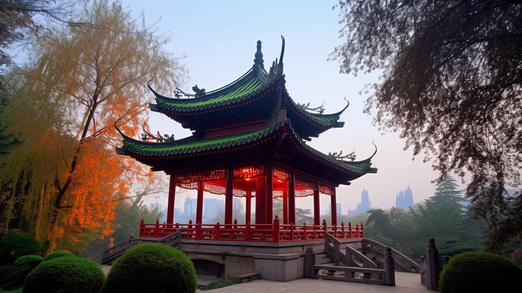 岳麓山爱晚亭城市长沙旅游景点风景摄影图png下载_编号546003018143897943-设图网