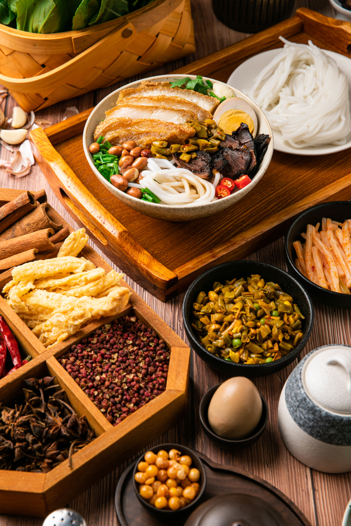 桂林米粉美食摄影