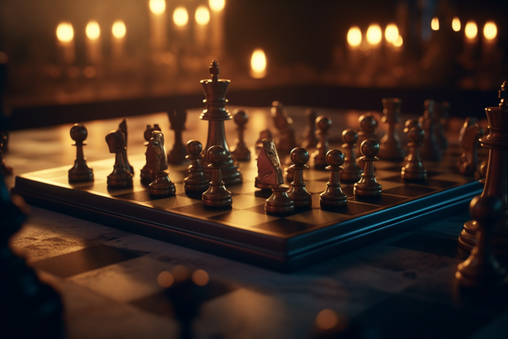 对弈棋牌棋类国际象棋下棋摄影图