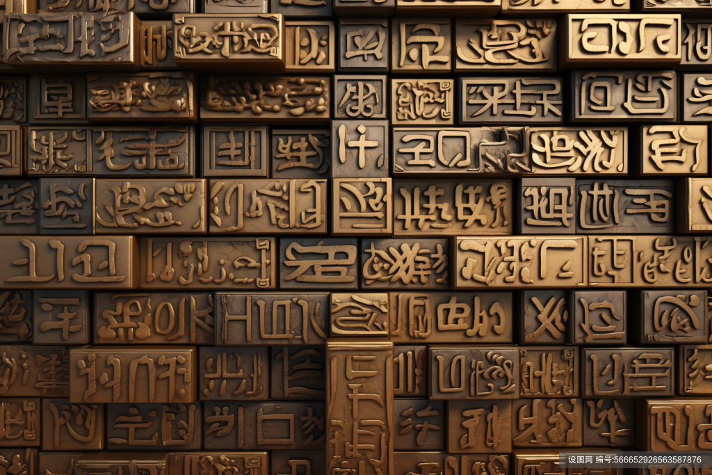 中国古代活字印刷四大发明摄影图png下载_编号566652926563587876-设图网