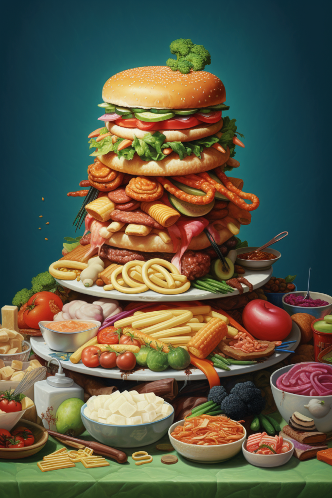 童话风美食插画图片