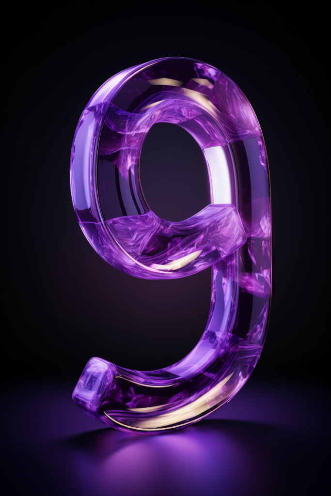 立体数字免抠彩色水晶透明数字模型图片