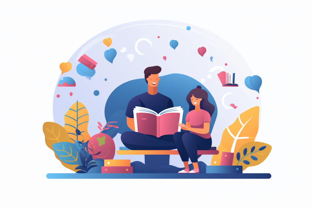 书本教育学习插画图片