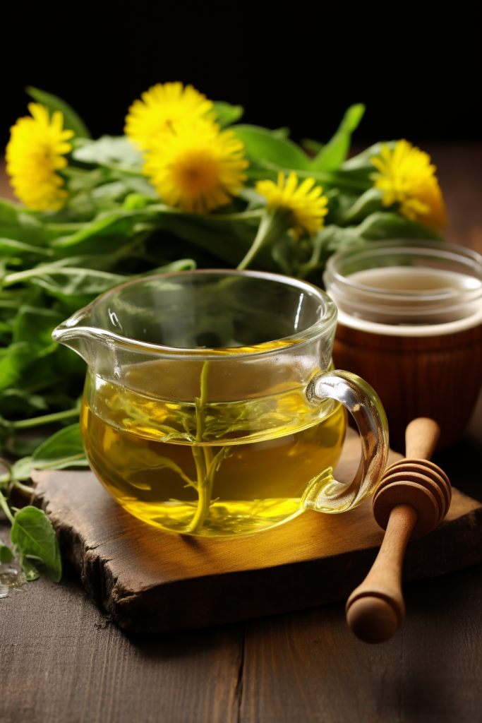 菊花茶二十四节气秋分摄影图