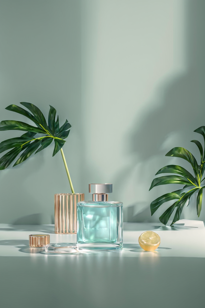 香水产品展示C4D电商展台背景图