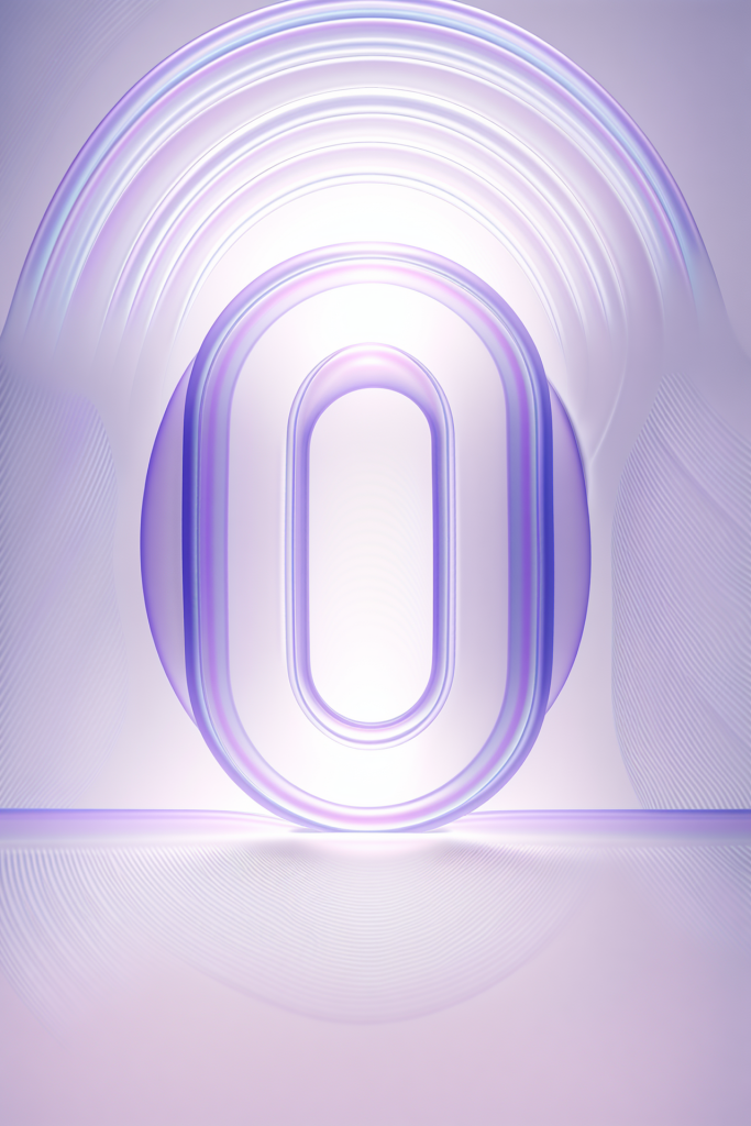 磨砂玻璃材质数字0