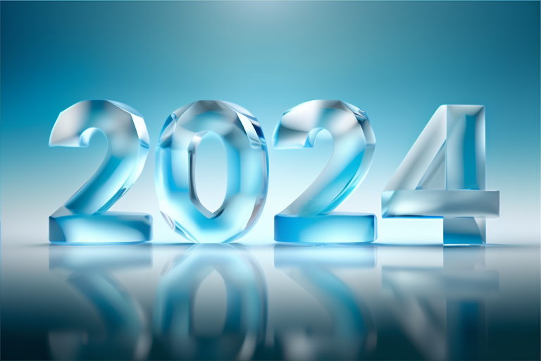 2024艺术字立体字模型背景图片