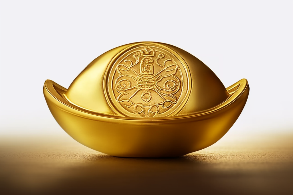财富中国风新年春节立体金元宝元素模型图片png下载_编号586284733848231830-设图网