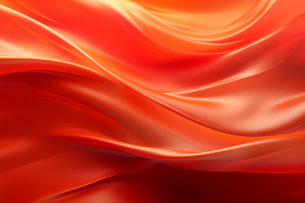 动感丝绸红色抽象线条飘带背景图