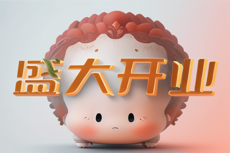促销盛大开业立体字体设计艺术字模型图片