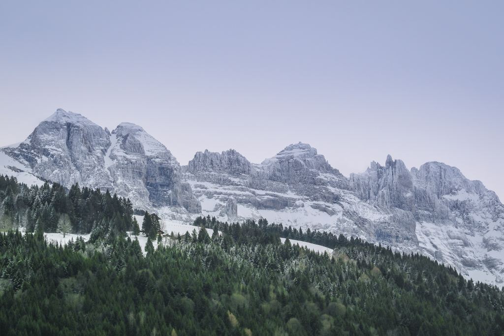 雪景高清摄影素材