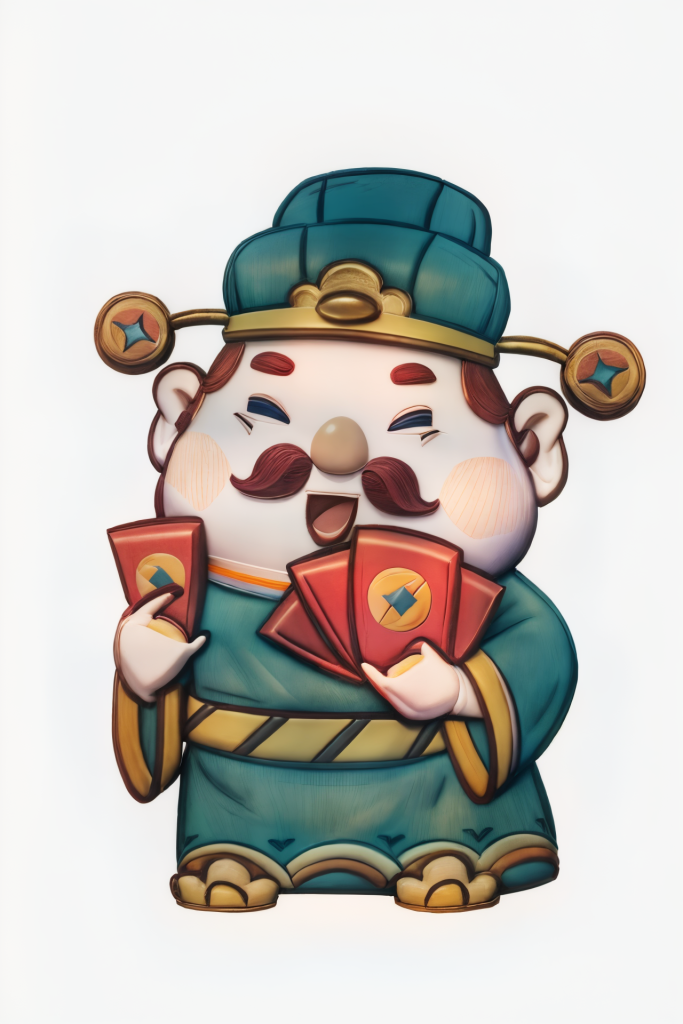 拜年新春吉祥新年春节卡通模型图片
