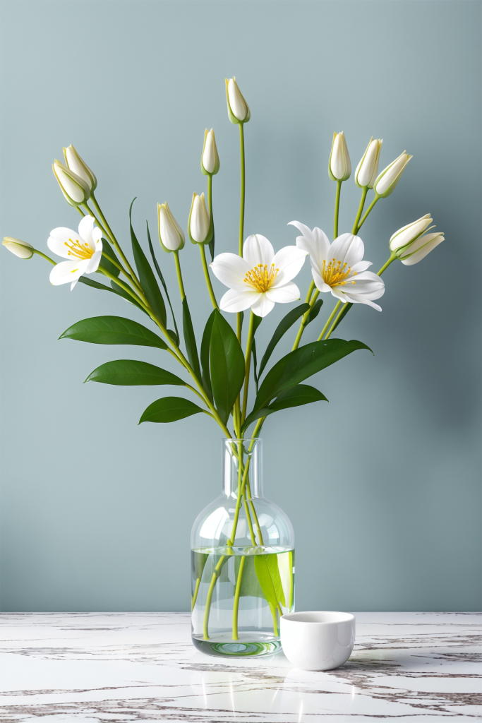 室内摆放的花瓶装饰展示样机背景图