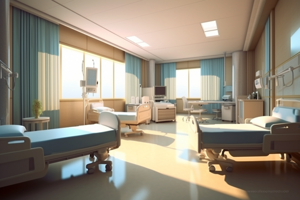 健康医学设备医疗病房医院场景摄影图