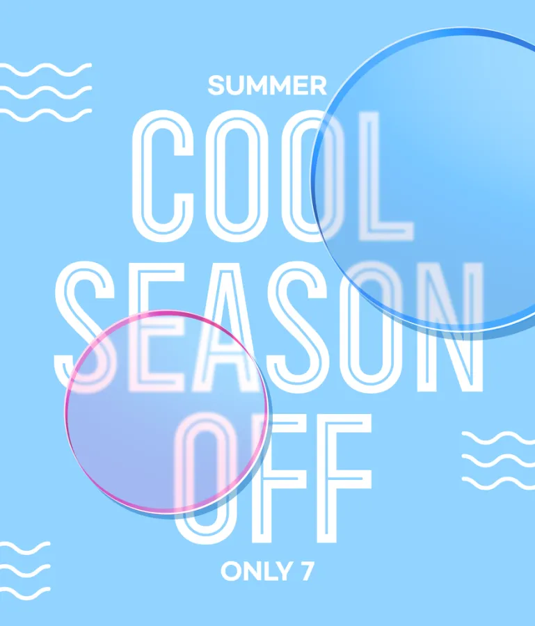 清凉一夏夏季主题夏日设计海报