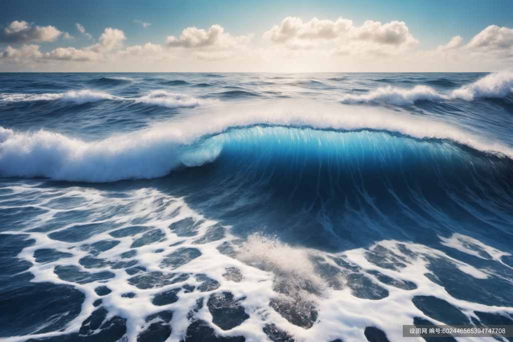 海面海景风光海浪大海摄影图片