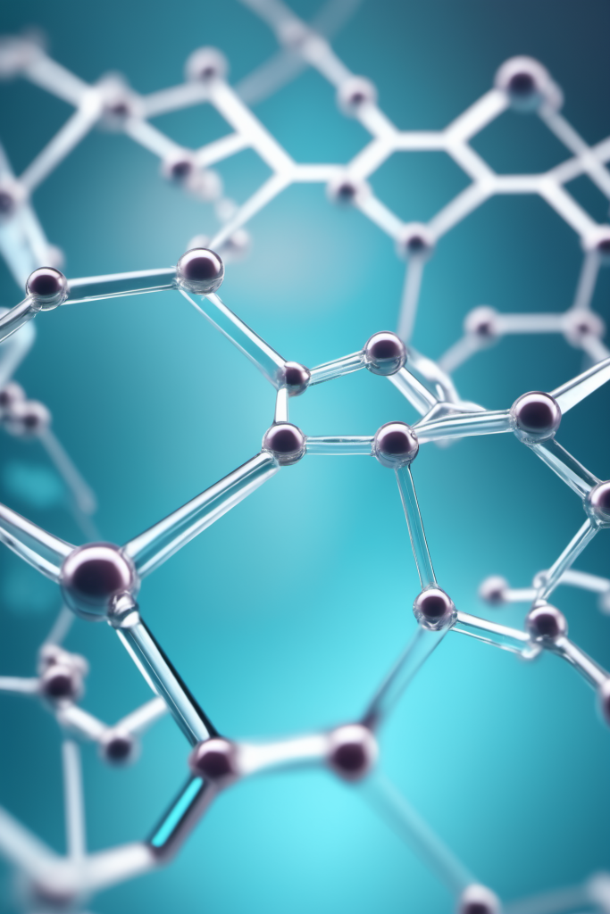 科学技术分子医美液体泡泡分子3d医疗模型