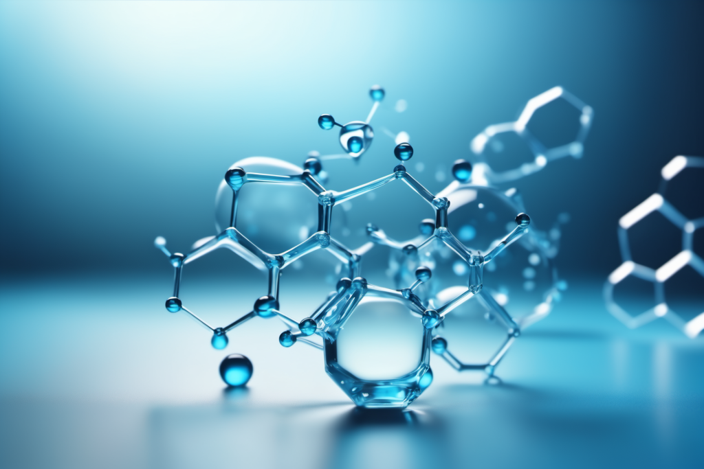 水滴水珠医美液体泡泡分子3d医疗模型
