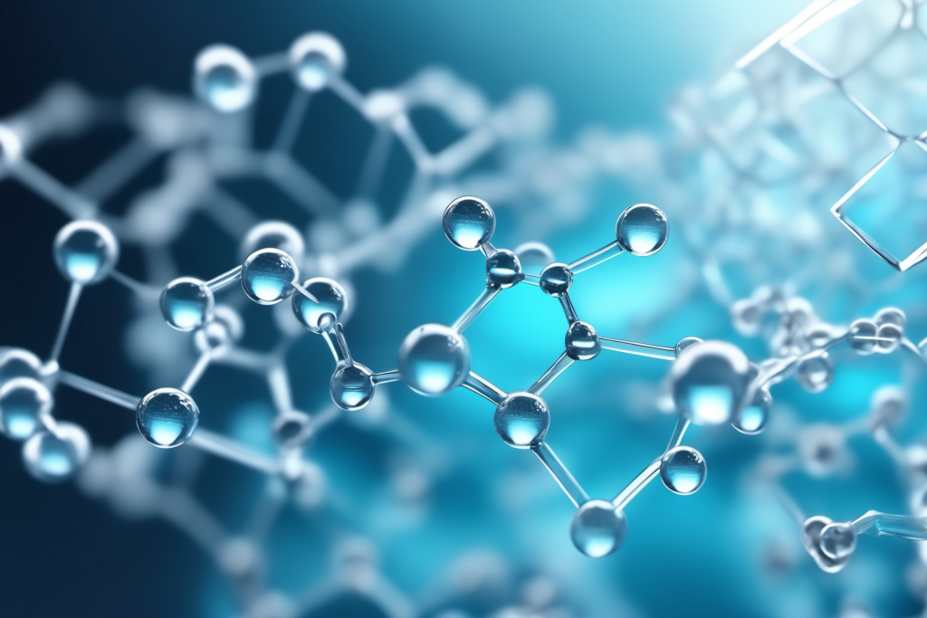 水滴水珠医美液体泡泡分子3d医疗模型