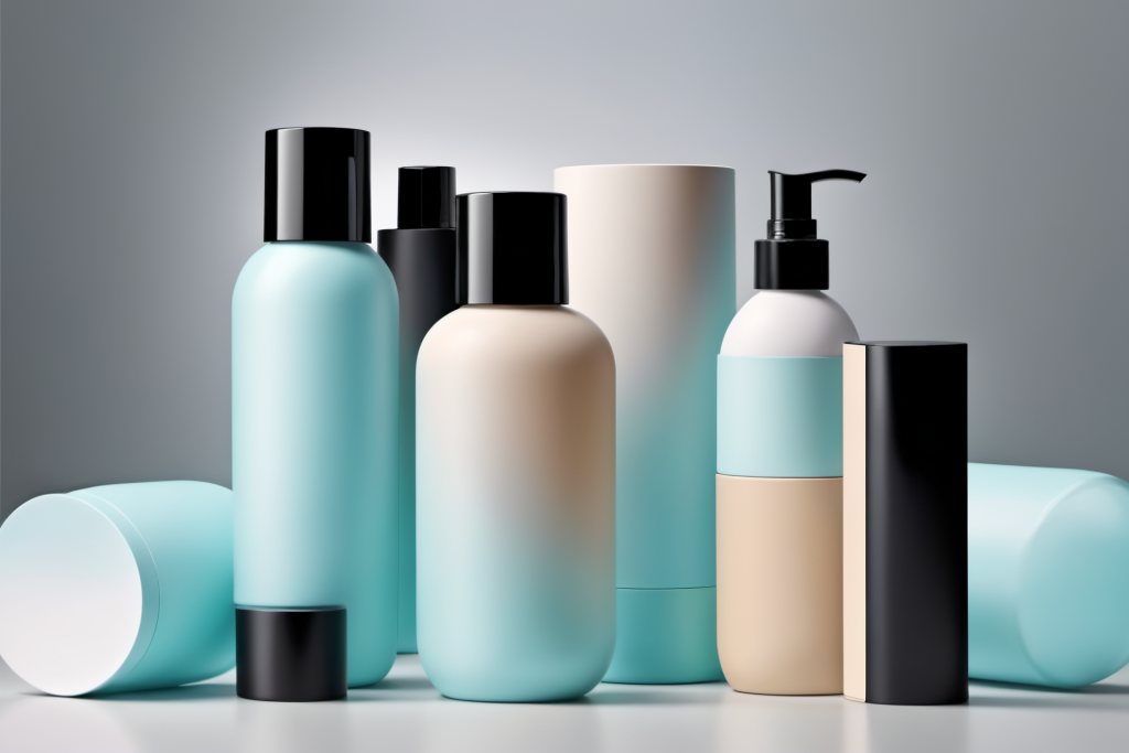 精致天然化妆品包装样机模型