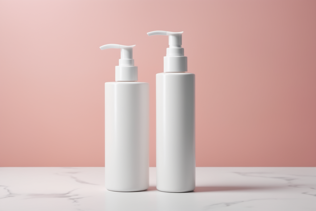 草本养肤化妆品包装样机模型