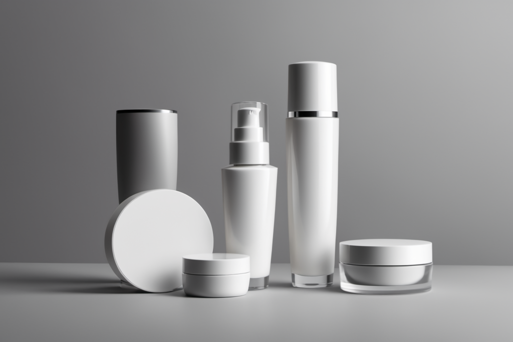 清爽修复化妆品包装样机模型