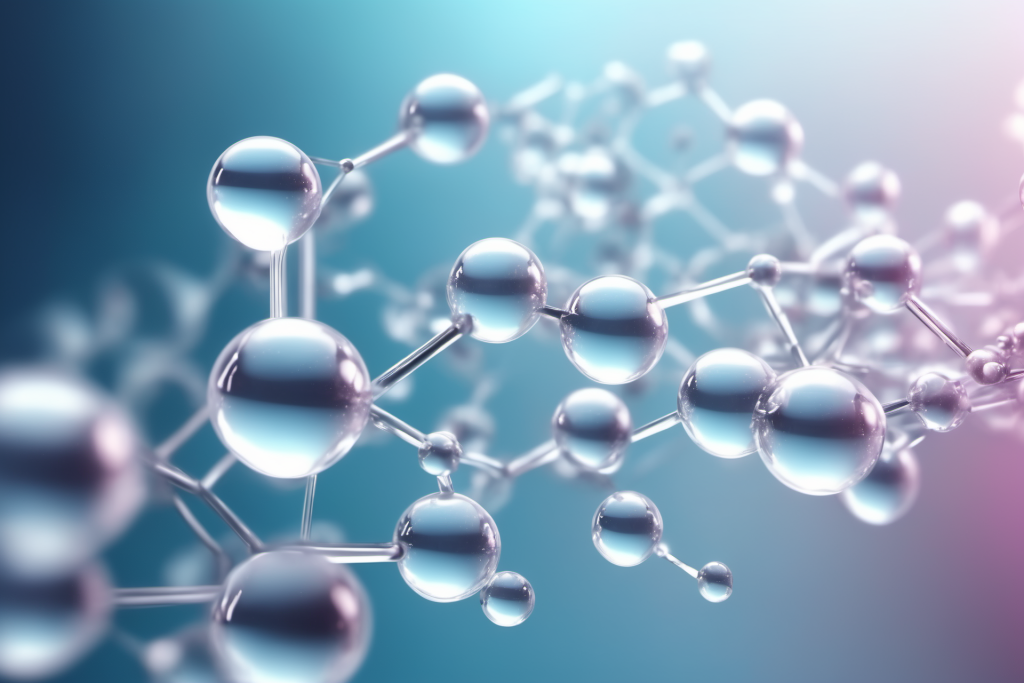 科学技术分子医美液体泡泡分子3d医疗模型