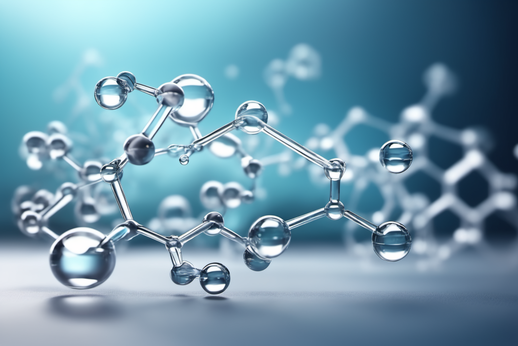 科学技术分子医美液体泡泡分子3d医疗模型