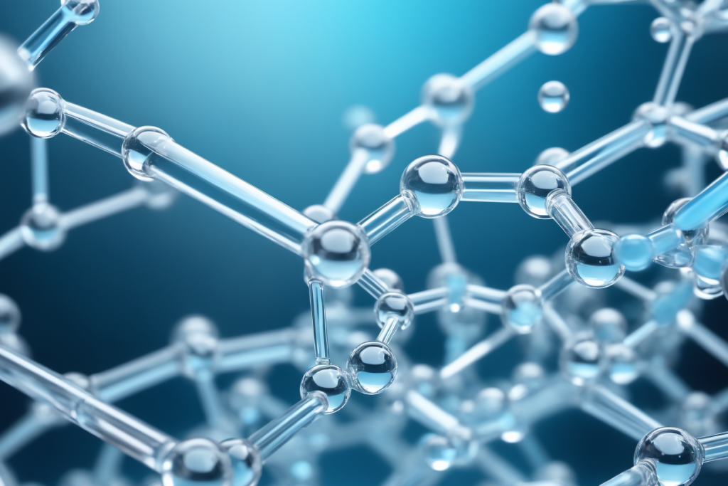粒子结构医美液体泡泡分子3d医疗模型