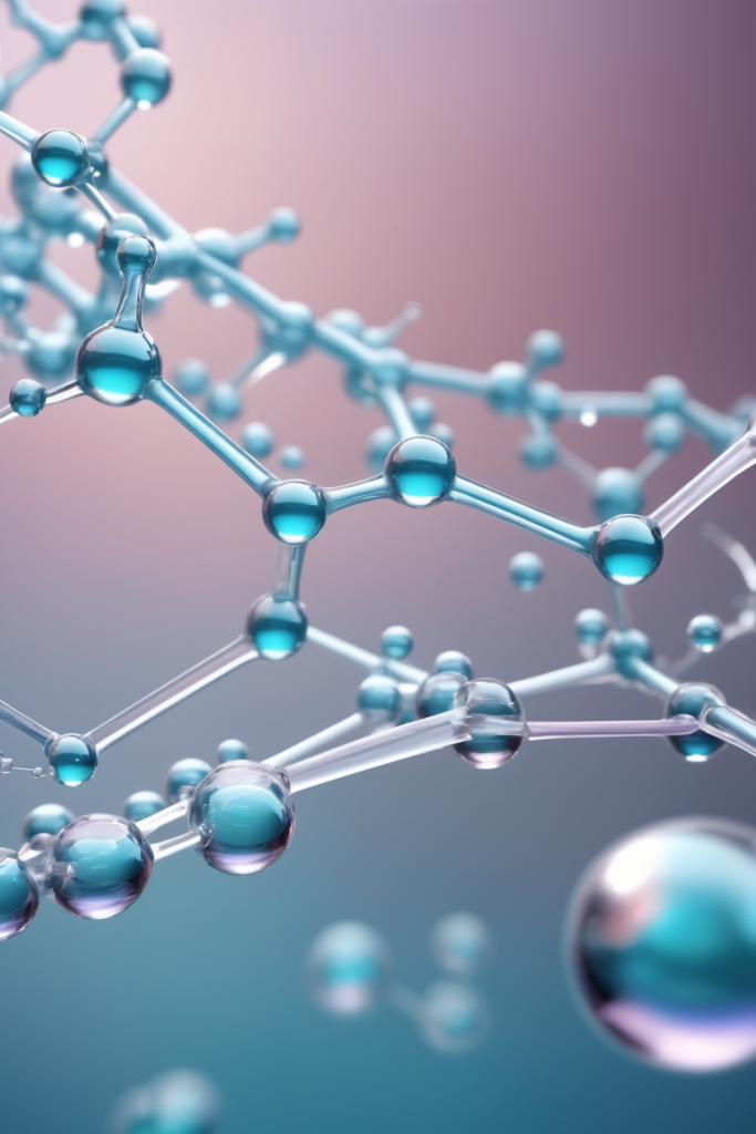 液体概念医美液体泡泡分子3d医疗模型