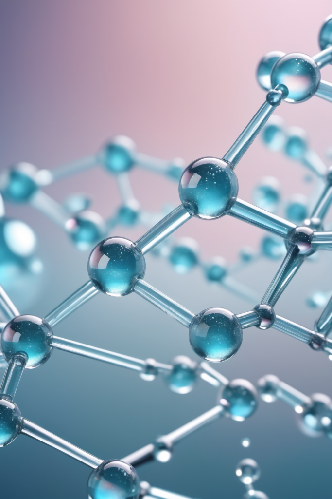 液体概念医美液体泡泡分子3d医疗模型