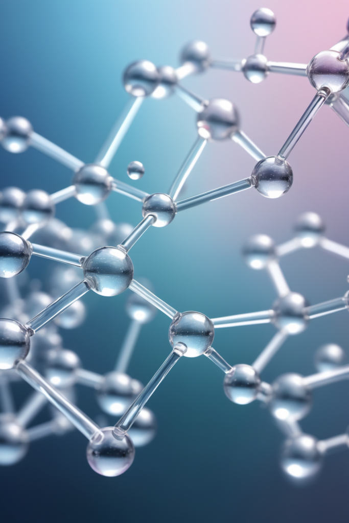 液体概念医美液体泡泡分子3d医疗模型