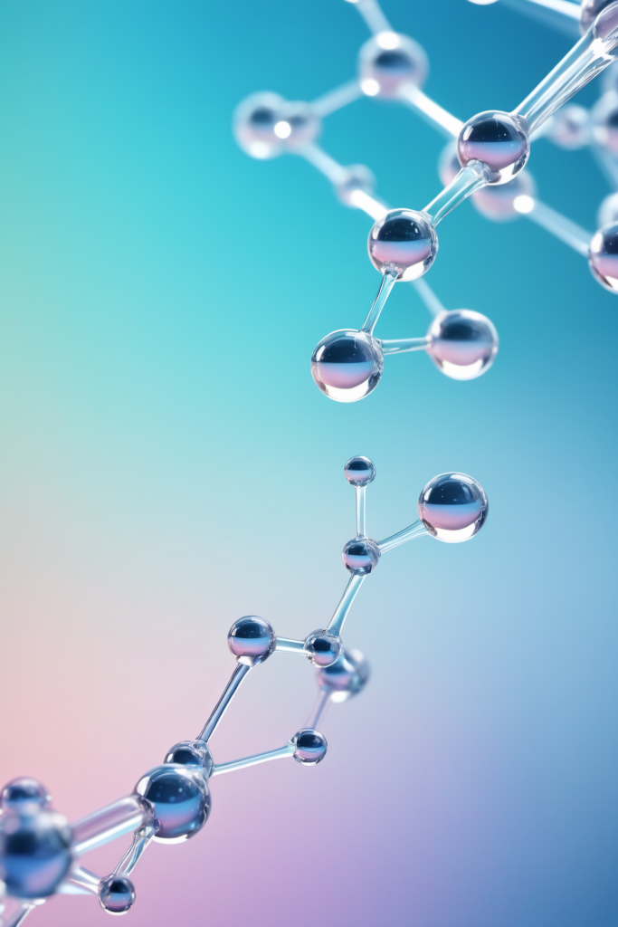 液体概念医美液体泡泡分子3d医疗模型
