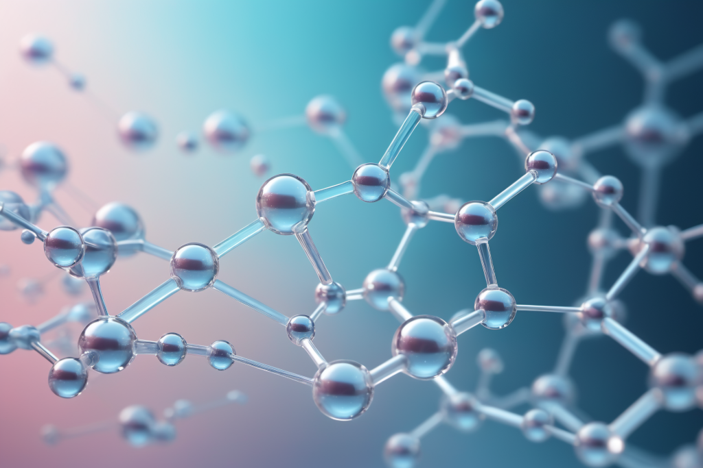 洁净干净医美液体泡泡分子3d医疗模型