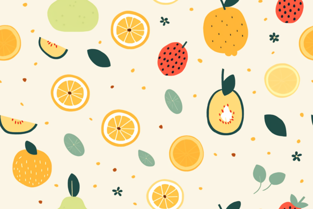 创造艺术设计水果花纹底图背景图