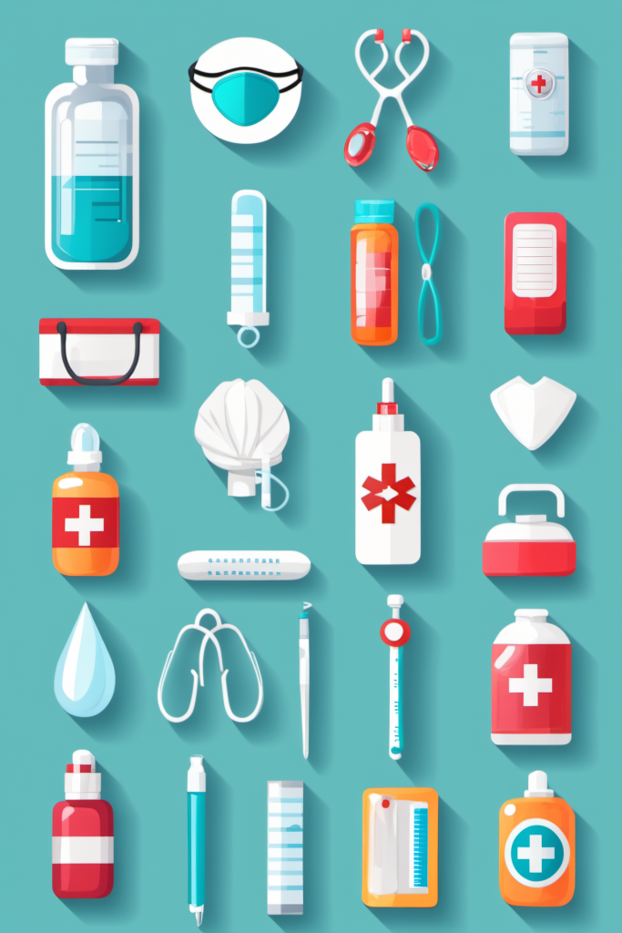 公共医疗素材医疗用品图标合集元素模型图片