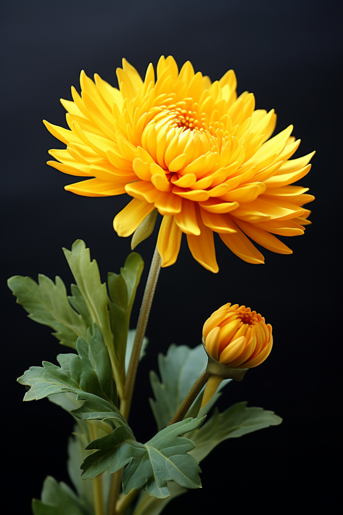 花簇花瓣3D立体秋季植物花朵模型