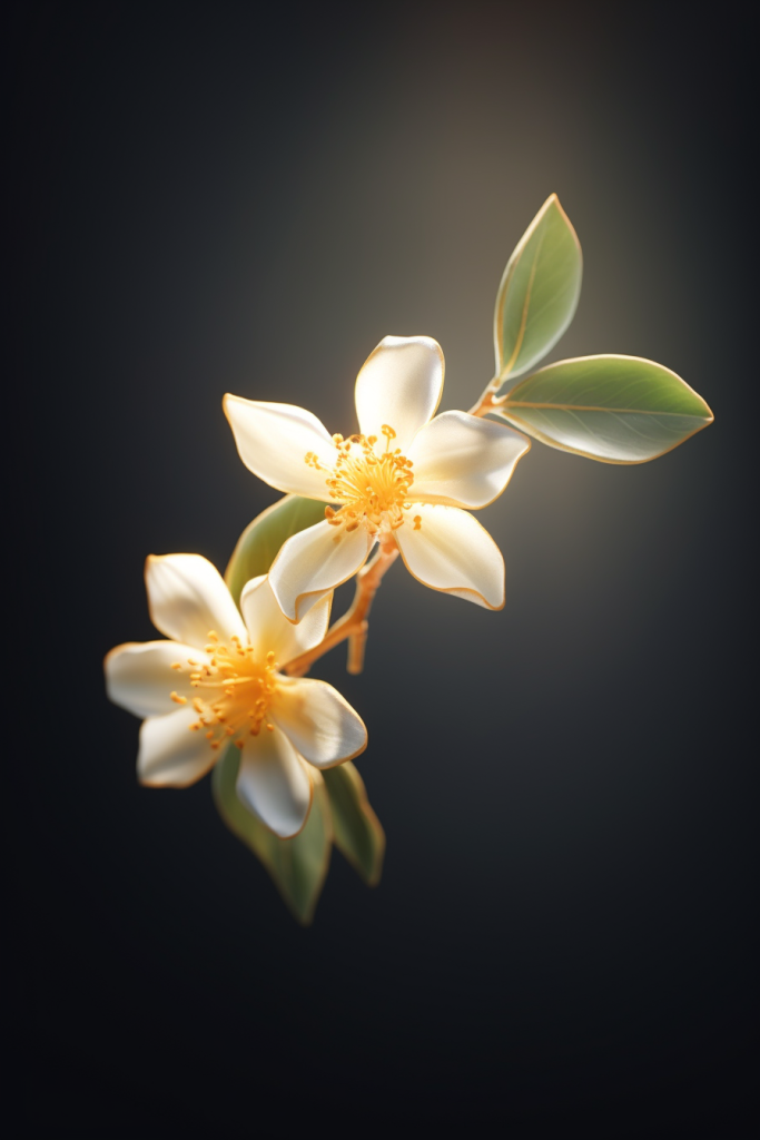 花簇花瓣3D立体秋季植物花朵模型