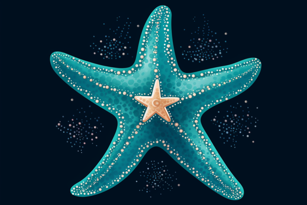 珊瑚丛海底世界海洋生物插画