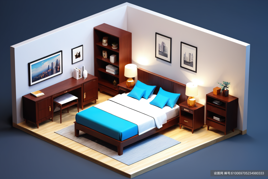 工装模型3D室内设计装修透视图模型png下载_编号610069705234980333-设图网