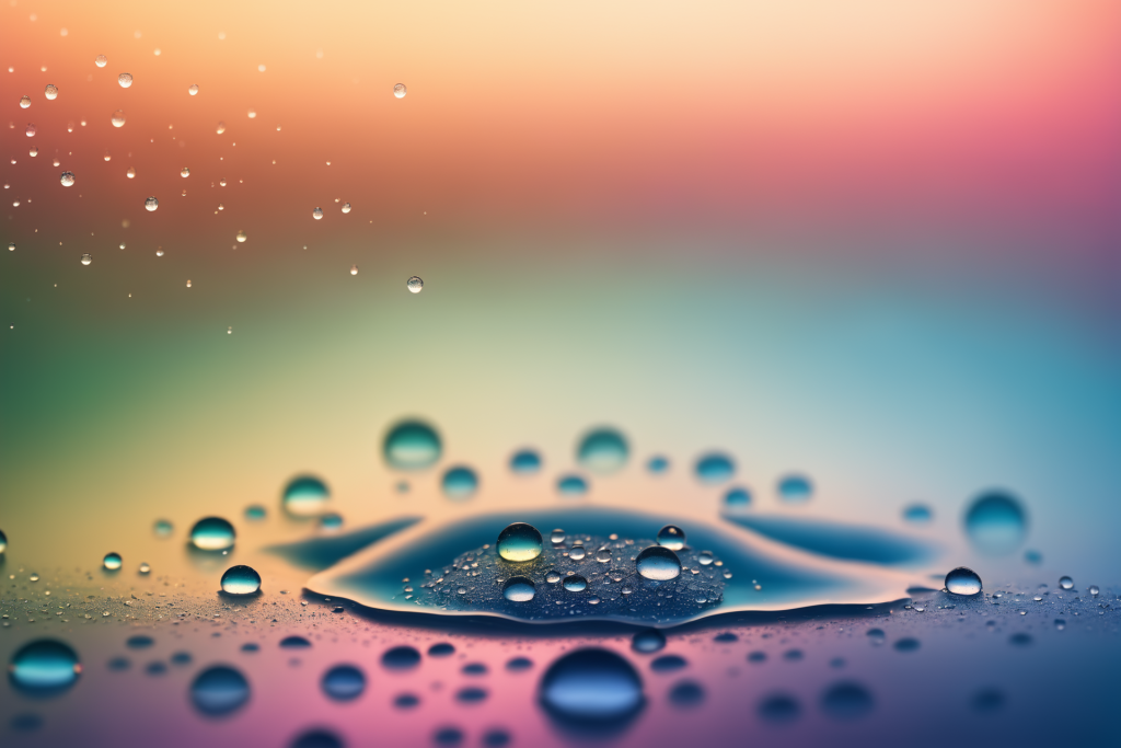 水元素水珠梦幻渐变背景图