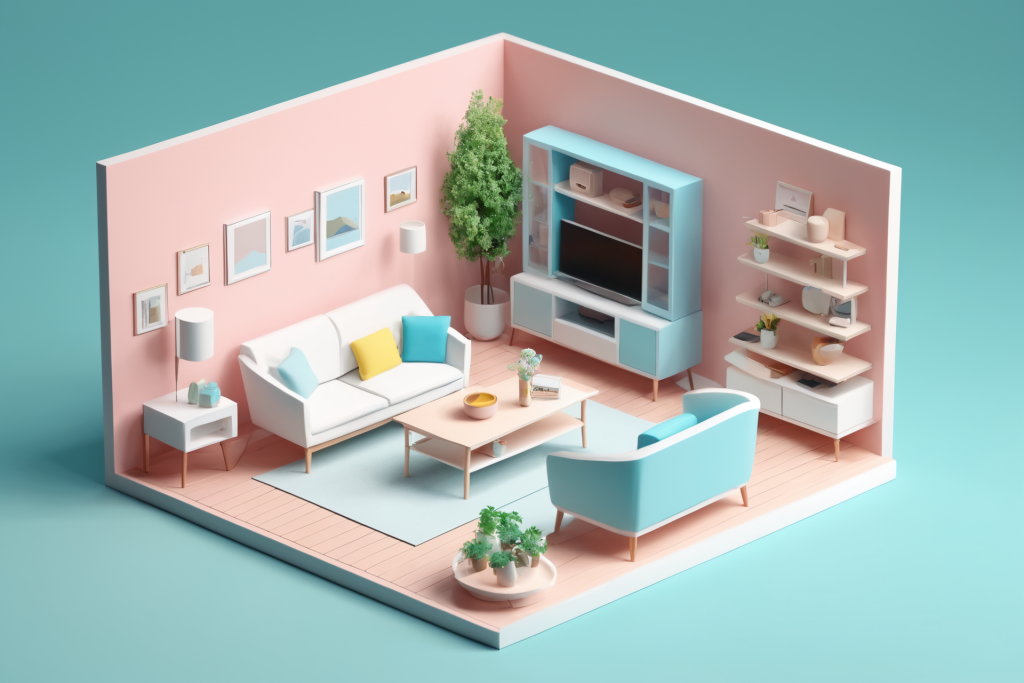 室内套图3D室内设计装修透视图模型png下载_编号610187477138938443-设图网