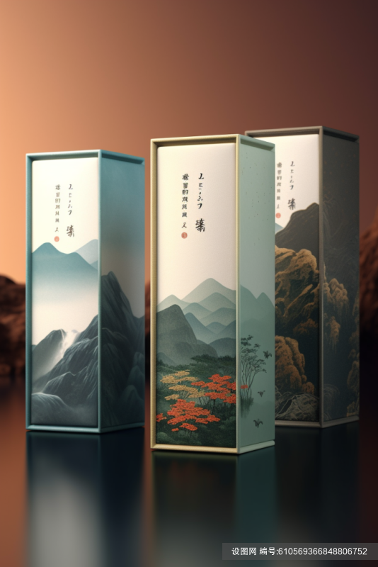 茶叶展示包装样机茶叶罐装包装样机模型png下载_编号610569366848806752-设图网