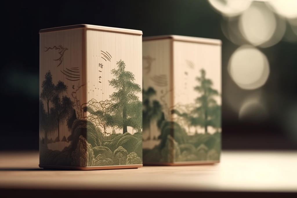 茶叶展示包装样机茶叶罐装包装样机模型png下载_编号610569486742985491-设图网
