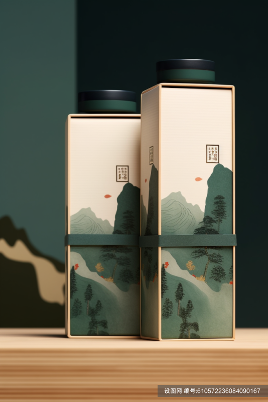 茶叶展示包装样机茶叶罐装包装样机模型png下载_编号610572236084090167-设图网